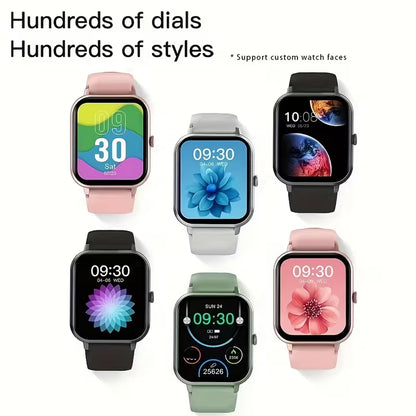 Focwony Smart Watch Compatible for Android/iOS Phones, 1.83” Full Touch Screen Fitness Tracker with,, Voice Control, 100+ Sport Modes, Step Counter, Smartwatch Suitable for & Android Smartphones write discription for this